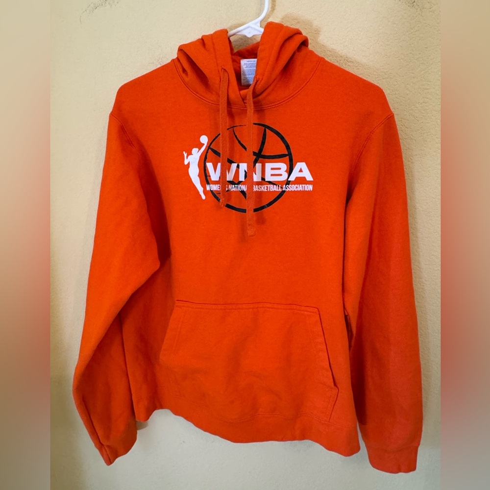 WNBA Orange Hoodie Size Medium GUC